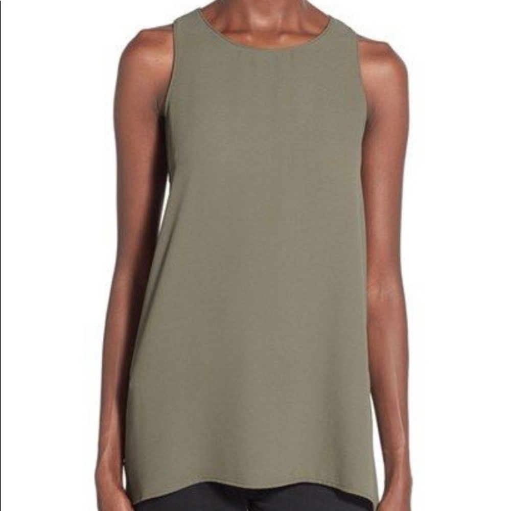 Lush Silk Tunic Tank